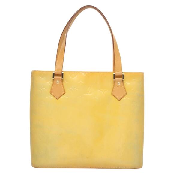 LOUIS VUITTON Monogram Vernis Houston Hand Bag Gris M91053 - Picture 2 of 16